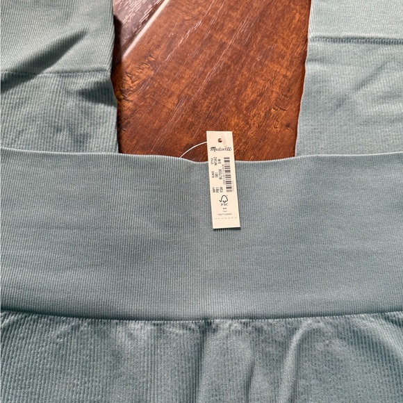 Madewell Women’s Light Gray/eucalyptus leggings - Picture 4 of 5